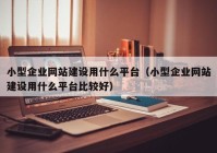 小型企业网站建设用什么平台（小型企业网站建设用什么平台比较好）