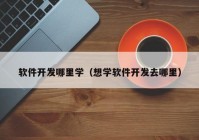 软件开发哪里学（想学软件开发去哪里）