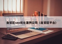 自贸区seo优化案例公司（自贸区平台）